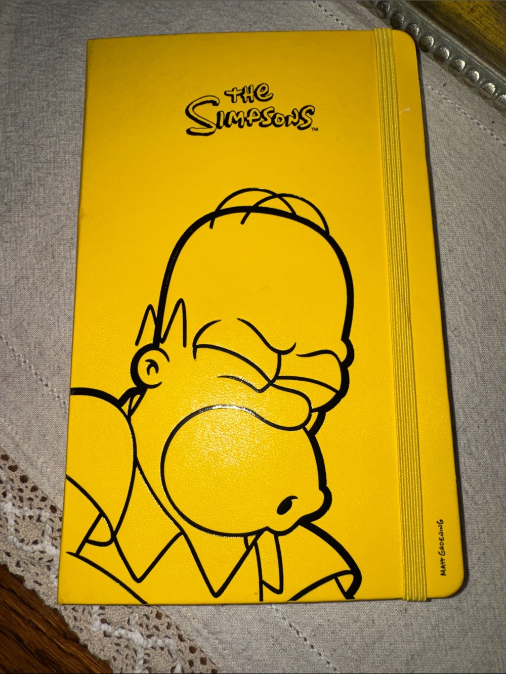 Simpsons Homer Moleskine Limited Edition Ruled Journal Notebook w/Stickers